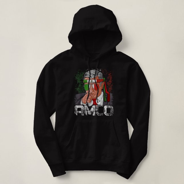 Sudadera AMLO Presidente De México Andres Manuel Lopez Obra (Diseño del anverso)