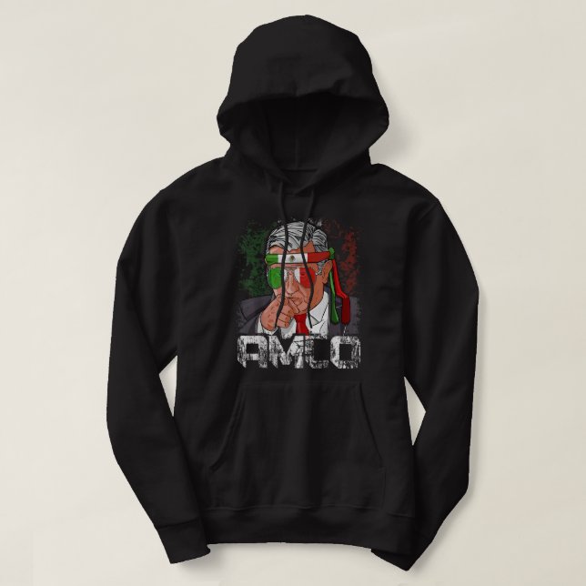 Sudadera AMLO Presidente De México Andres Manuel Lopez Obra (Diseño del anverso)