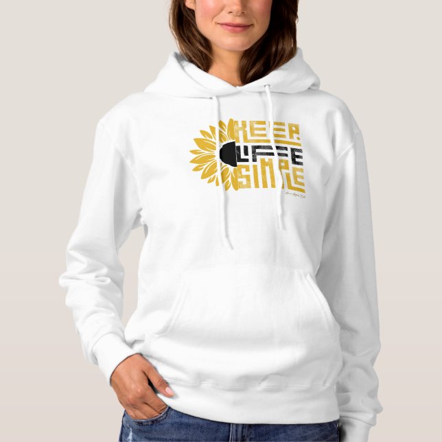 Sudadera Ammo Apparel EE.UU. mantiene la vida sencilla como (Anverso)