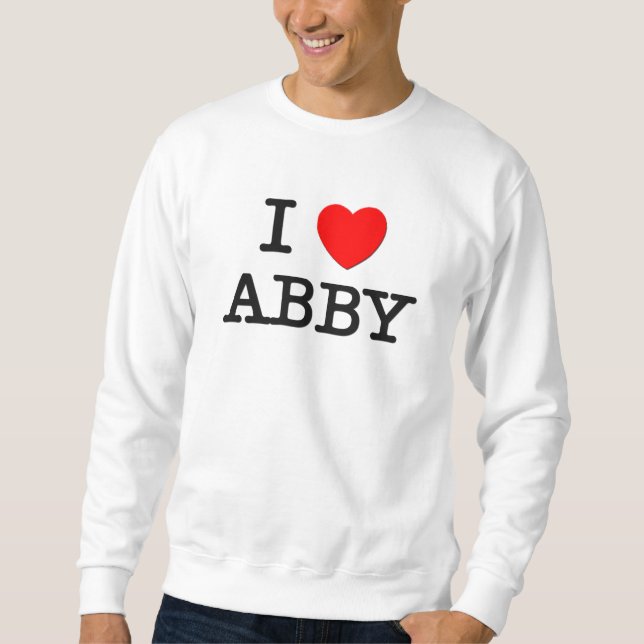 Sudadera Amo a Abby (Anverso)