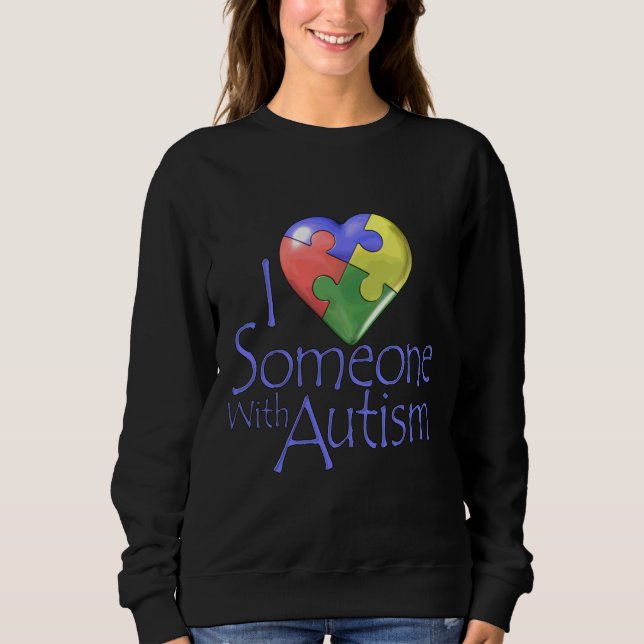 Sudadera Amo A Alguien Con Autismo 26 (Anverso)
