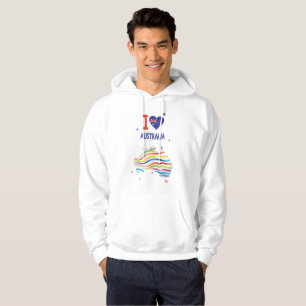 Sudadera AMO A AUSTRALIA Feliz Día de Australia 26 de ener