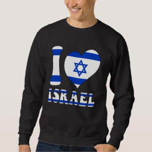 Sudadera Amo A Israel Orgulloso De Ser La Bandera Israelí E