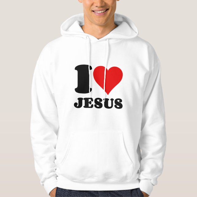 Sudadera amo a jesus (Anverso)