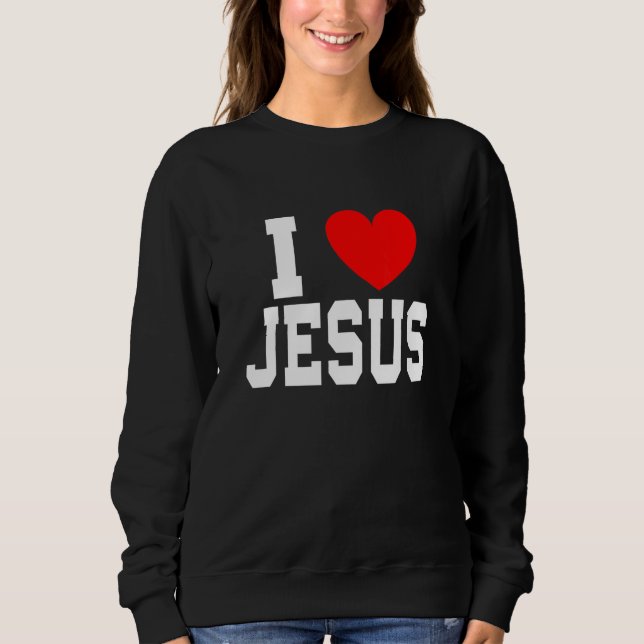 Sudadera Amo a Jesús (Anverso)