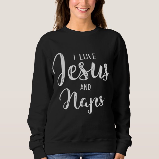 Sudadera Amo A Jesús Y A Los Napas (Anverso)
