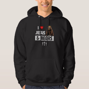 Sudadera Amo a Jesús y osos Campamento cristiano Vida silve