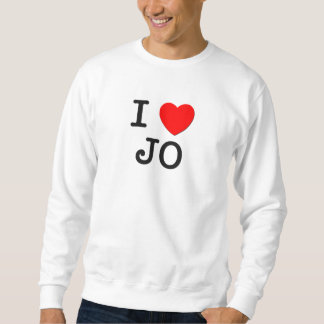 Sudadera Amo a Jo