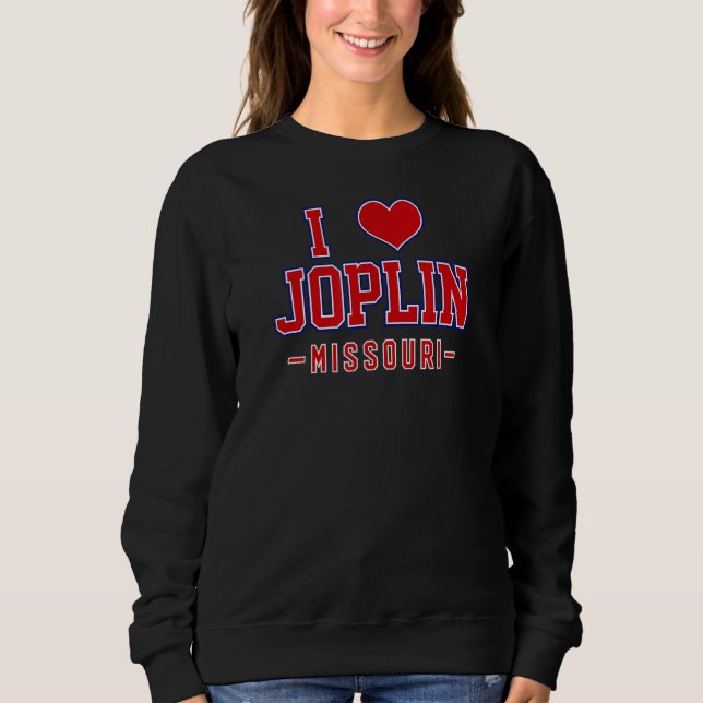 Sudadera Amo a Joplin Missouri (Anverso)