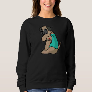 Sudadera Amo a la abuela Tattoo Inglés Mastiff Abuela