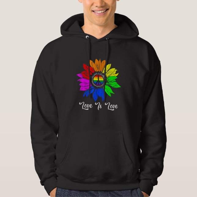 Sudadera Amo A La Lgbt Lesbiana Gay Pr (Anverso)
