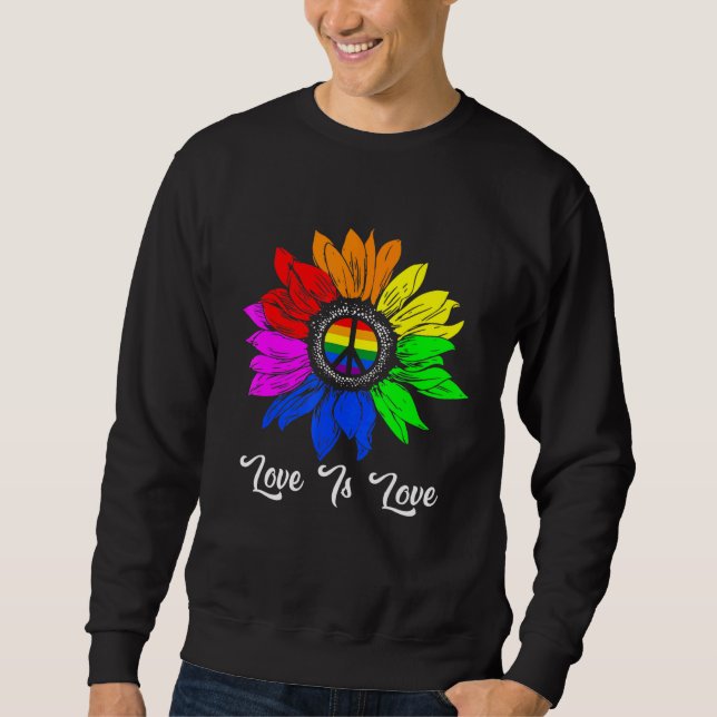 Sudadera Amo A La Lgbt Lesbiana Gay Pr (Anverso)
