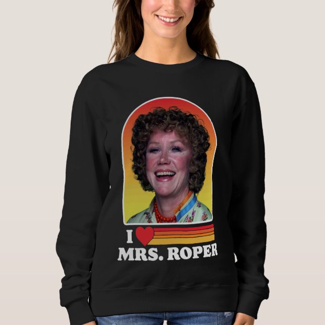 Sudadera Amo a la Sra. Roper Helen Roper Three's Company Re (Anverso)