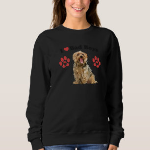 Sudadera Amo a los chicos malos cachorro macho Yorkie broma