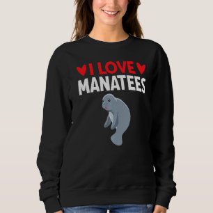 Sudadera Amo a los Manatíes