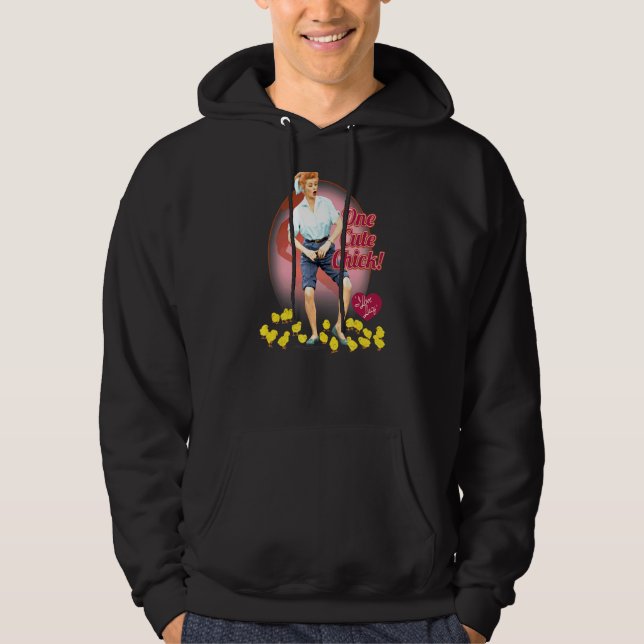 Sudadera Amo a Lucy Cute Chick (Anverso)