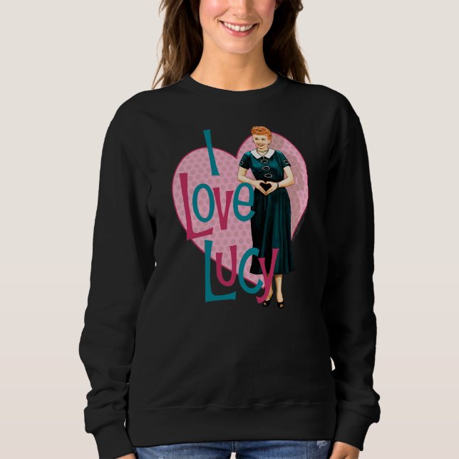 Sudadera Amo a Lucy Heart You (Anverso)