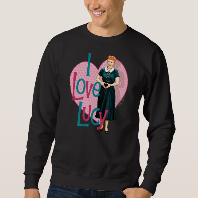 Sudadera Amo a Lucy Heart You (Anverso)