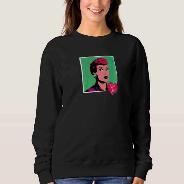 Sudadera Amo A Lucy Que Amo A Worhol (Anverso)