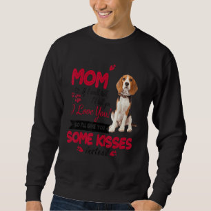 Sudadera Amo A Mamá Beagles Perro Mamá Perro Día Madre Perr