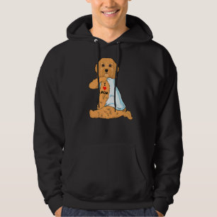 Sudadera Amo a Mamá Tattoo Cavoodle Mamá Perro Mujeres