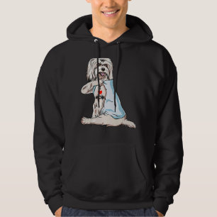Sudadera Amo A Mamá Tattoo Coton De Tulear Mamá Perro Mujer