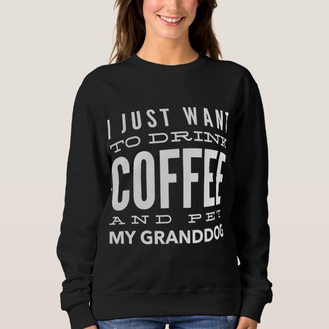 Sudadera Amo A Mi Abuelo Beber Café (Anverso)