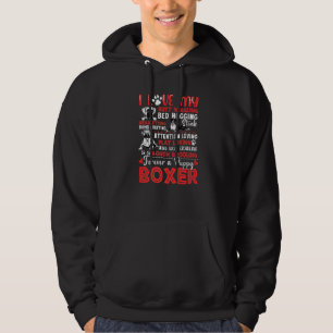 Sudadera Amo a mi cachorro Boxer trasero meneando perro Bo