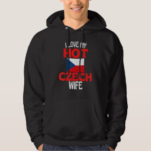 Sudadera Amo a mi caliente esposa checa República Checa Rel