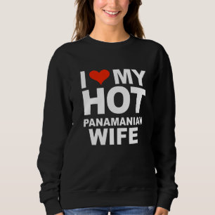 Sudadera Amo a mi caliente esposa panameña matrimonio espos