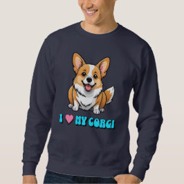 Sudadera Amo a mi Corgi