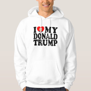 Sudadera Amo a mi Donald Trump 47º Presidente