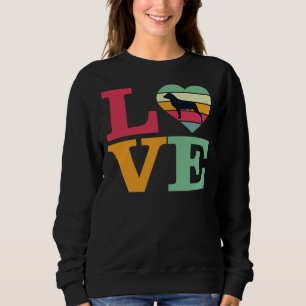 Sudadera Amo A Mi Dueño Rottweiler Perro Lover