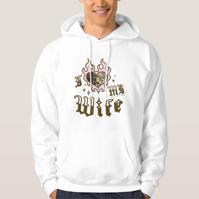 Sudadera Amo a mi esposa - Brown - DingusDesign  (Anverso)