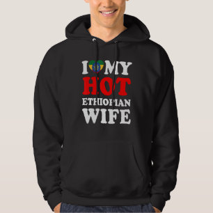 Sudadera Amo a mi esposa etíope caliente