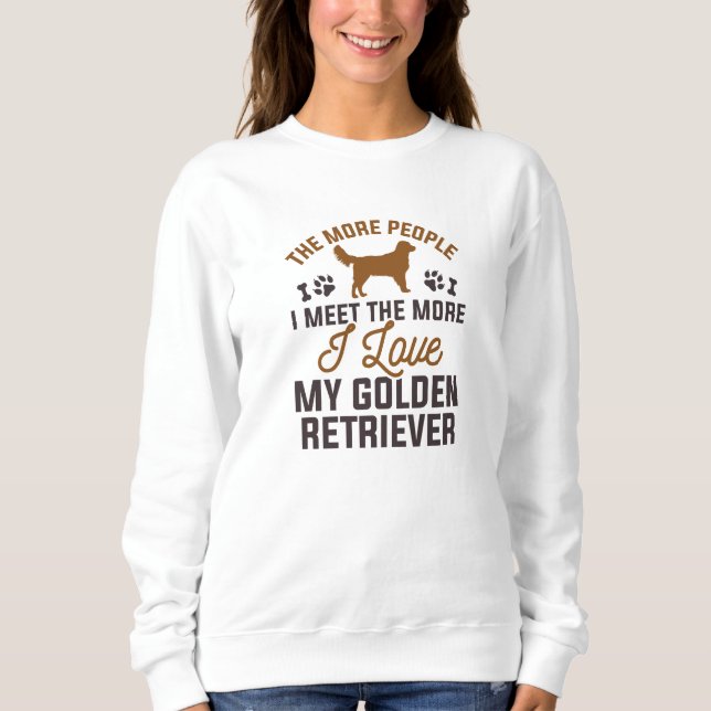 Sudadera Amo a mi Golden Retriever (Anverso)