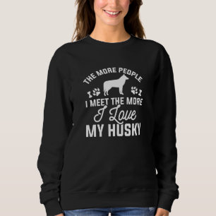 Sudadera Amo a mi Husky