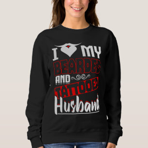 Sudadera Amo A Mi Marido Con Cabeza Y Tatuaje Por Esposa