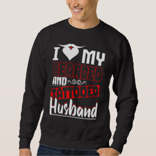 Sudadera Amo A Mi Marido Con Cabeza Y Tatuaje Por Esposa