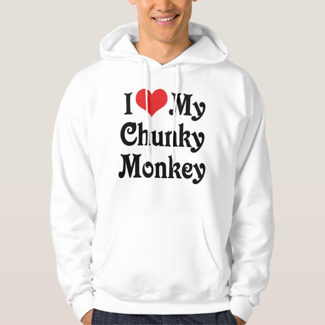 Sudadera Amo a mi Mono Chunky (Anverso)