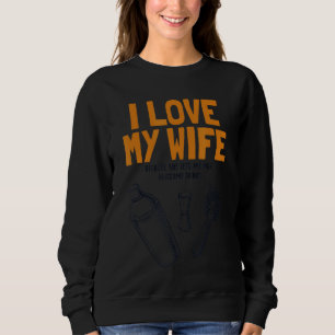 Sudadera Amo A Mi Mujer Bartender Mixólogo Bartender