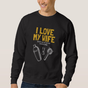 Sudadera Amo A Mi Mujer Bartender Mixólogo Bartender 1