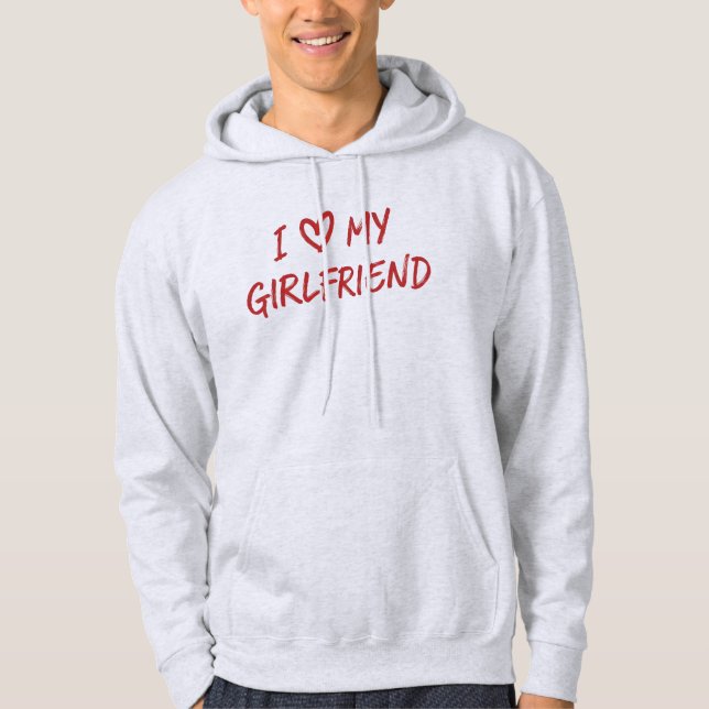Sudadera Amo a mi novia (Anverso)