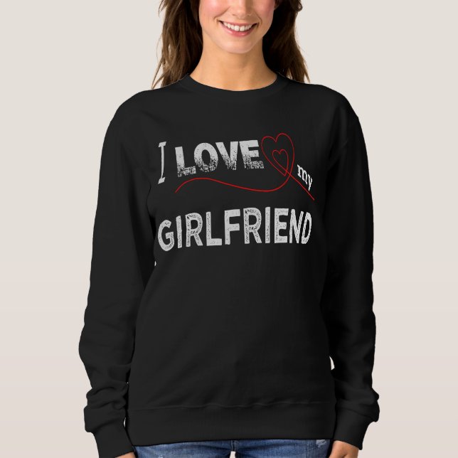 Sudadera Amo a mi novia (Anverso)