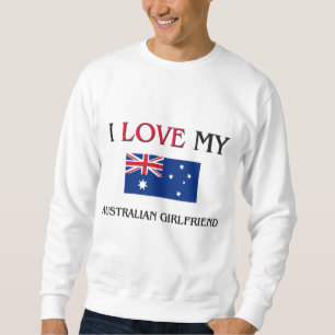 Sudadera Amo a mi novia australiana