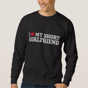 Sudadera Amo a mi novia baja Chica Chico Pareja Día de San