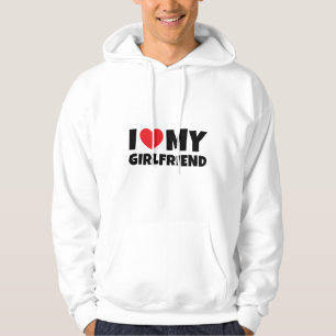 Sudadera Amo a mi novia, corazón a mi novia