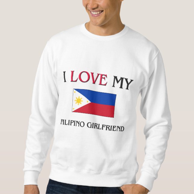 Sudadera Amo A Mi Novia Filipina (Anverso)