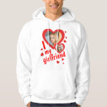 Sudadera Amo a mi novia | Foto Personalizado<br><div class="desc">Crea tu propia foto que amo a mi novia. Esta camiseta puede ser un regalo de aniversario muy divertido. Obligar a tu novio a usar esta camiseta super linda todo el tiempo y desalentarlo de ser infiel. Recibirá muchos cumplidos en la escuela o en el trabajo. ¡La melodía de "Amo...</div>