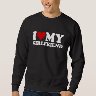 Sudadera Amo A Mi Novia GF Corazón A Mi Novia GF